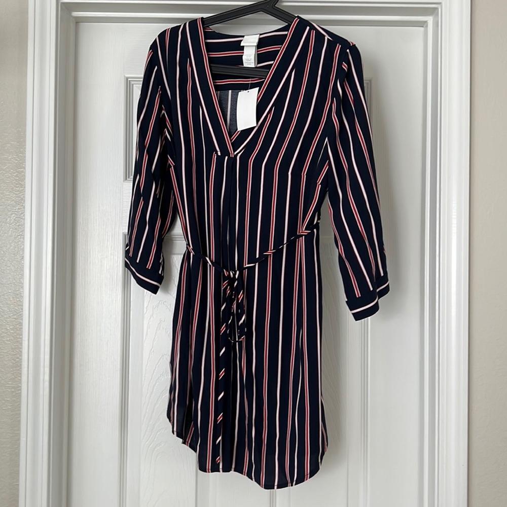 H&M MAMA striped dress